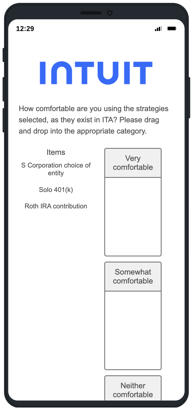 Weekly diary survey screen 2